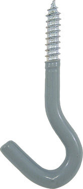 Crawford SS20 Plant Hook, 3-5/8 in L, Steel, Gray, Zinc, Self-Tap